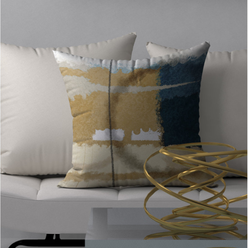 Reversible Throw Pillow, 24" x 24"
