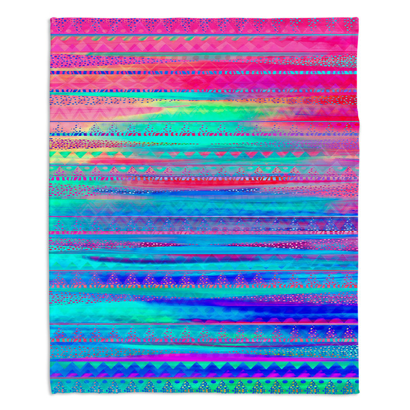 Hand Woven Throw Blanket, 68" x 80"