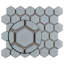 Hudson Due 2" x 2" Hex Porcelain Mosaic Wall & Floor Tile-761669422