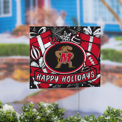University of Maryland Yard Sign, Holiday