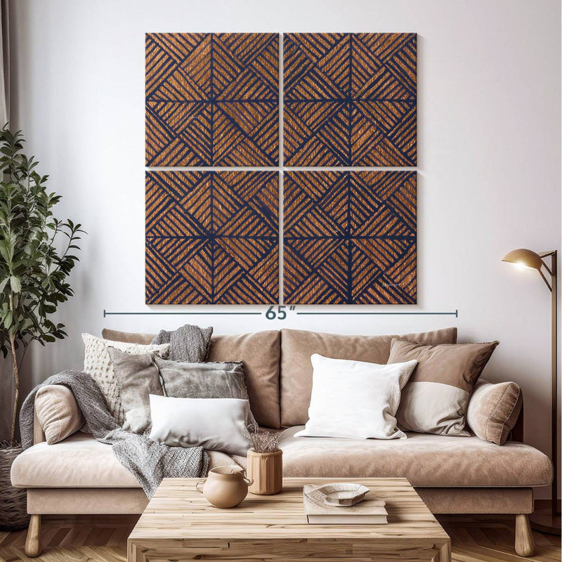 Copper Pattern, 50" H x 50" W