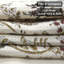Ensemble de 10 serviettes en coton tissé gaufré Block Print