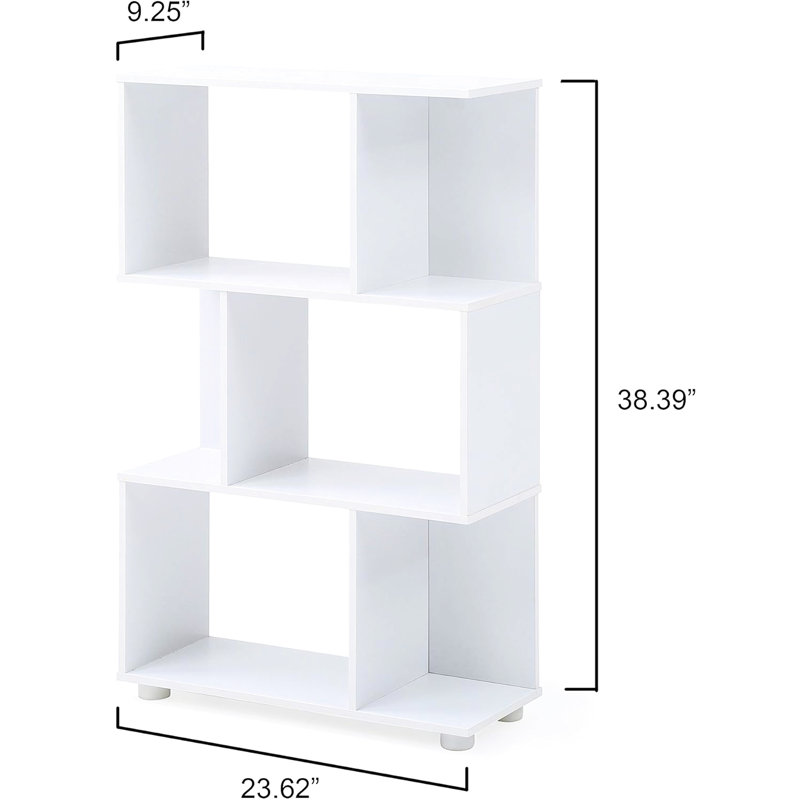 Bibliothèque à 3 tablettes White