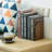 Non-skid Bookend Hold Heavy Books 7x4x5in Wood Bookends for Heavy Books for Office