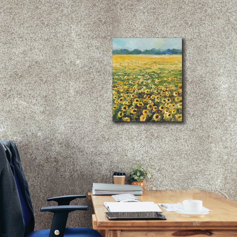  «Sunflowers» par Jadei, impression sur toile 20 po x 24 po, H 24 po x l 20 po