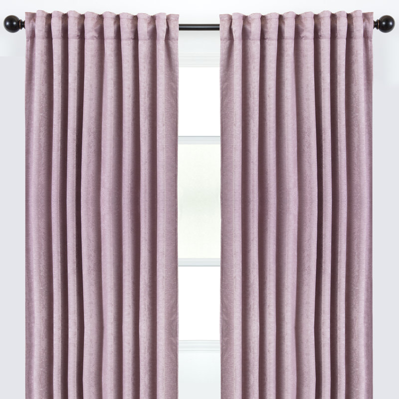 Paire de rideaux obscurcissant Silex, 52 po x 108 po, Lavande