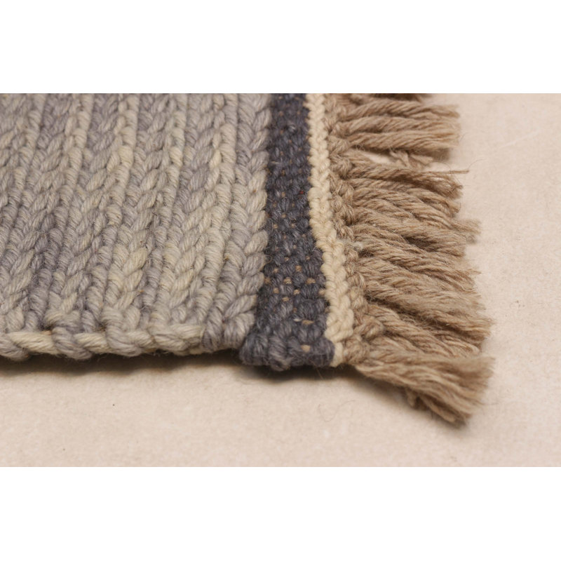 Kilim gris Ankara 4 pi 0 po x 6 pi 0 po