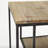 Solid Wood Top End Table