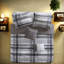 Ensembles de literie simple en polyester doux TG, style écossais moderne pour la maison