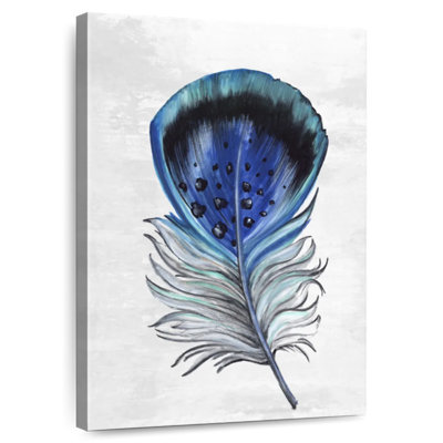 Kerner Indigo Feathers II