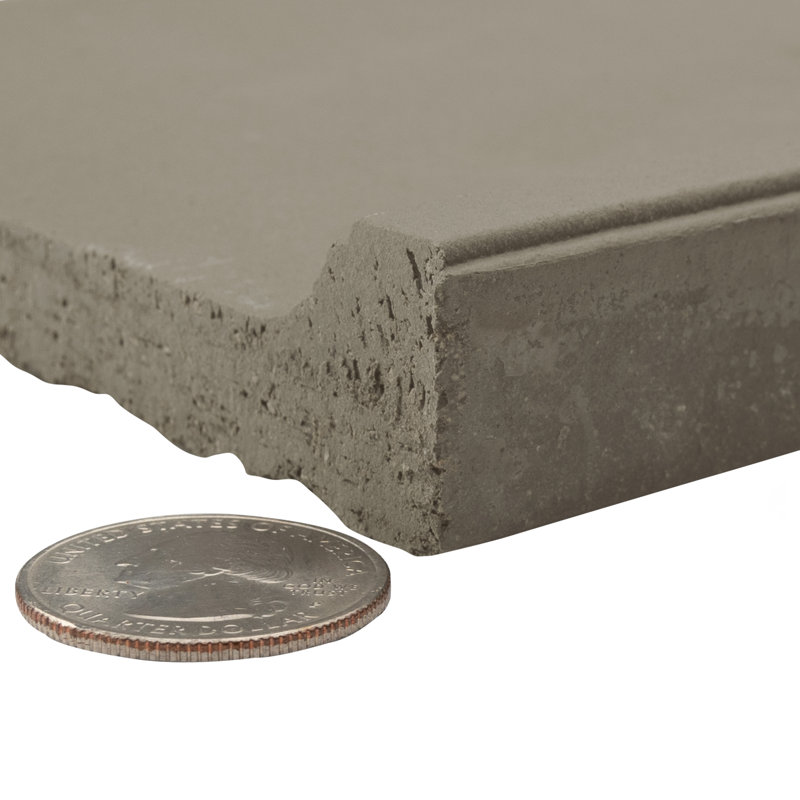 Quarry Cove Base 5-7/8 In. X 5-7/8 In. Ceramic Floor And Wall Trim, Gray