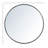 Glenda 51" Round Iron Hanging Mirror, Nickel