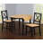 2 - Person Solid Wood Solid Wood Top Four Leg Dining Set-628347283-628347284