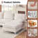 123.62‘’ Oversized Upholstered 6 Seater Modular Sectional Sofa