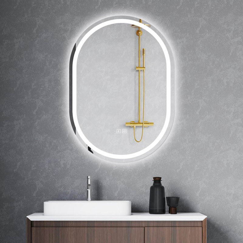 Oval Mirror, 80" x 60"