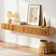 Euri 60" Rustic Fireplace Shelf Mantel