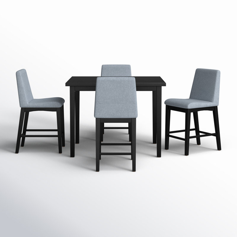 Amaryl 4 - Person Solid Wood Top Four Leg Dining Set