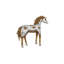 Mustang Horse Armored Sculpture, Walking