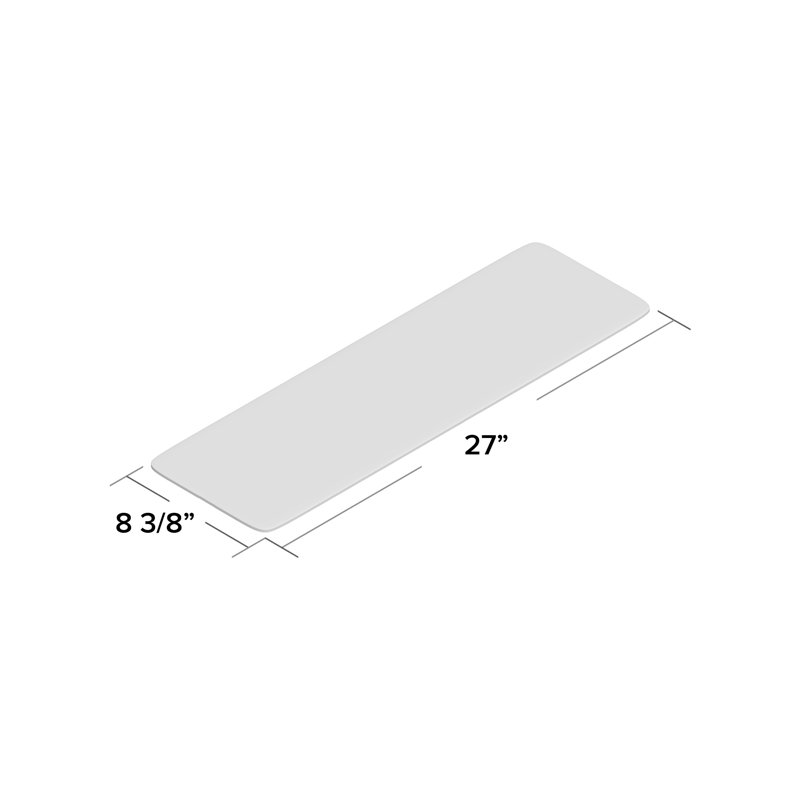 Tapis d'escalier rouge / brun Allerton, Ovale 0,7 pi x 2 pi 3 po