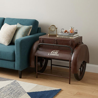 Table de bout 27 po Maroon Steel