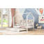Lit simple en bois avec lit gigogne et lit pour enfant