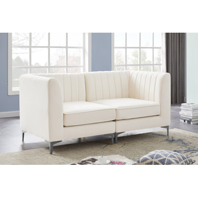 Enson 65'' Velvet Loveseat