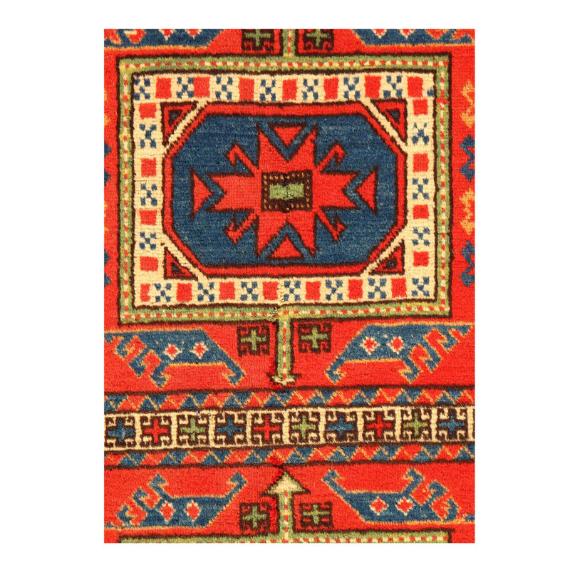 One-of-a-Kind 4'8" X 6'7" Hand Knotted Area Rug