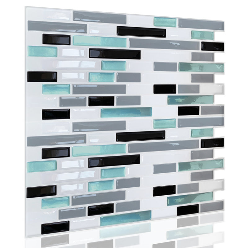 6'' W x 12'' L Gel Peel and Stick Mosaic Tile