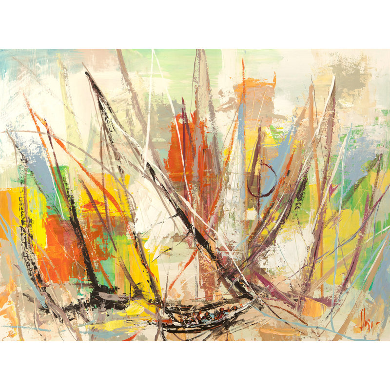 Sailboat Party by Luigi Florio - Wrapped Canvas Art Prints, 60cm H x 80cm W x 4cm D