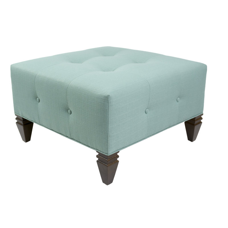 Hobson Upholstered Ottoman, Lagoon