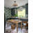 Farmhouse LED Flush Mount Fan with Remote