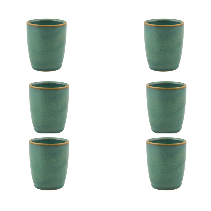 Gemstone Jade Stoneware Espresso Cup