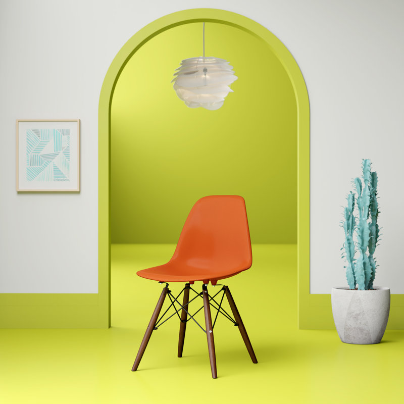 Chaise d'appoint Carden Crist, Orange sanguine