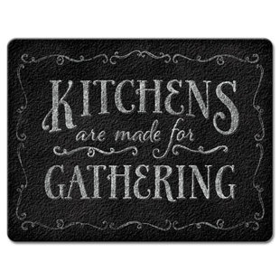 Highland Home Tempered Glass Kitchens Are Made for Gathering Cutting Board