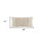 Coussin lombaire tressé à franges en macramé-101178597