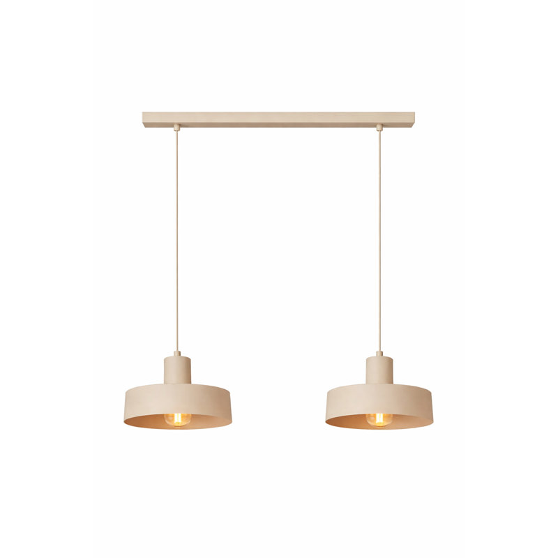 2 - Light Pendant, Matte Beige