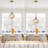 Joulane 1 - Light 8" Wide Modern Rustic Amber Globe Single Pendant Lights With Glass Shade, Farmhouse Kitchen Lighting with E26 Socket-212061469