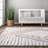 Parrino Geometric Rainbow Shag Ivory Area Rug-973686645