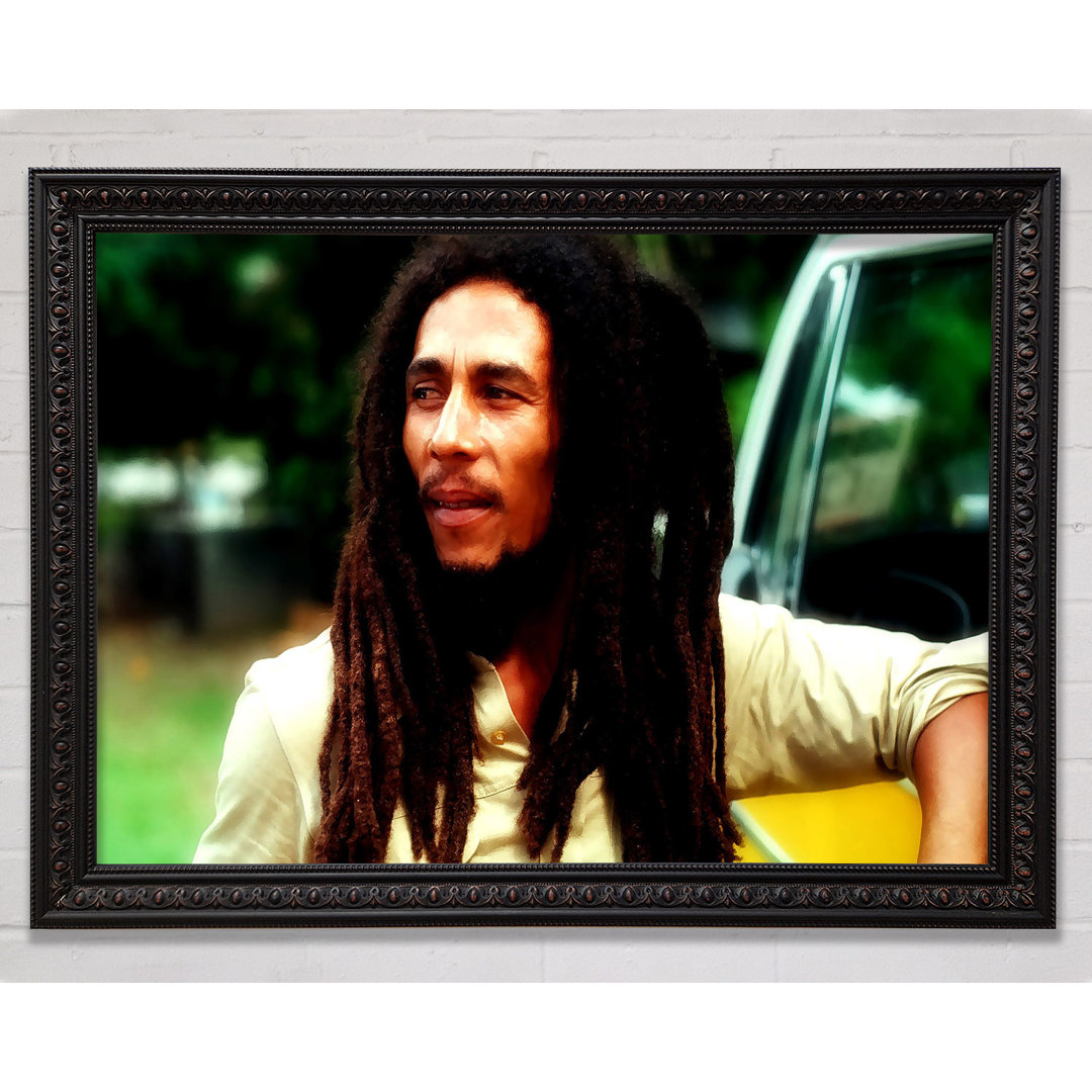 Gerahmter Kunstdruck Bob Marley Chill