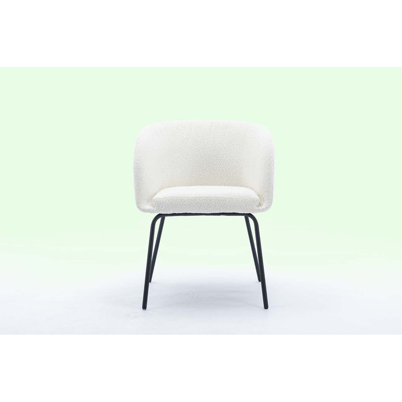 Fauteuil de 25,2 po de large Kendle, Tissu ivoire