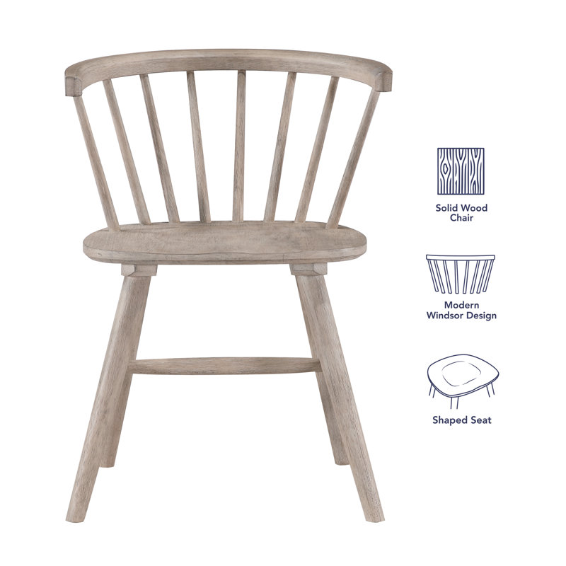 Chaise d'appoint Meili Windsor, Tanné