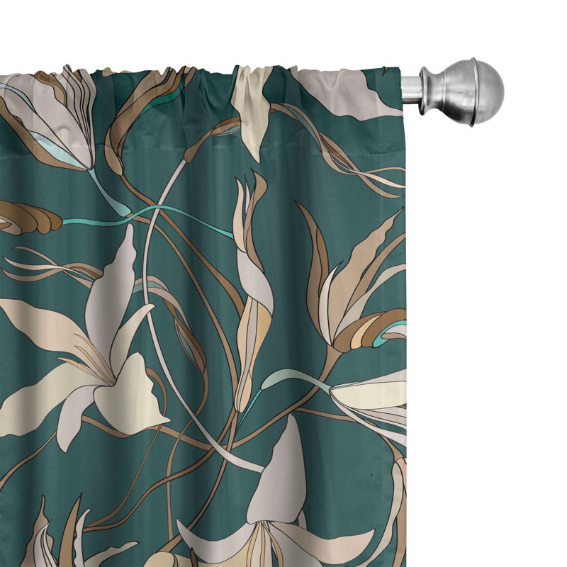 Semi Sheer Curtain Pair, 28" W x 84" L
