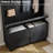 5-in-1 Entryway Bench With Shutter-shaped Doors