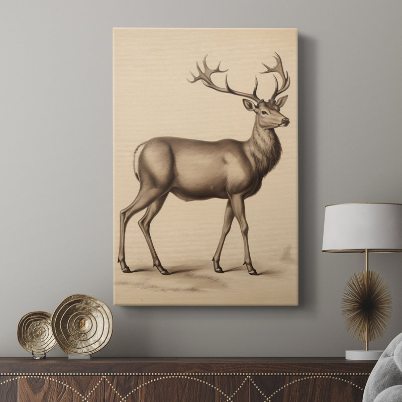 Imprimé animalier rétro VII - galerie Cavas, H 27 po x l 18 po
