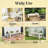 Backless Slatted Bench,Wood Outdoor Bench