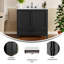 Meuble-lavabo de salle de bain avec lavabo encastré, armoire et tiroir-914267712-921045759