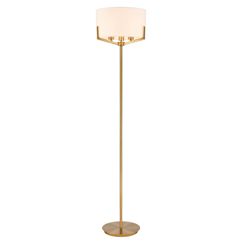 Berlauda 160cm Brass Traditional Floor Lamp
