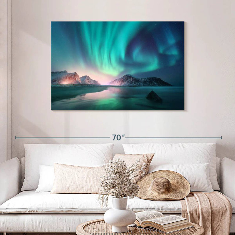 Alvord Meandering Northern Lights, 30" H x 45" W