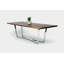 Gax Walnut Wood Dining Table-21648541-21648548