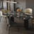 Faux Marble Top Dining Table-1661540352